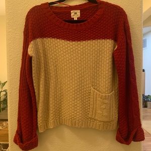 Cropped Knit Sweater